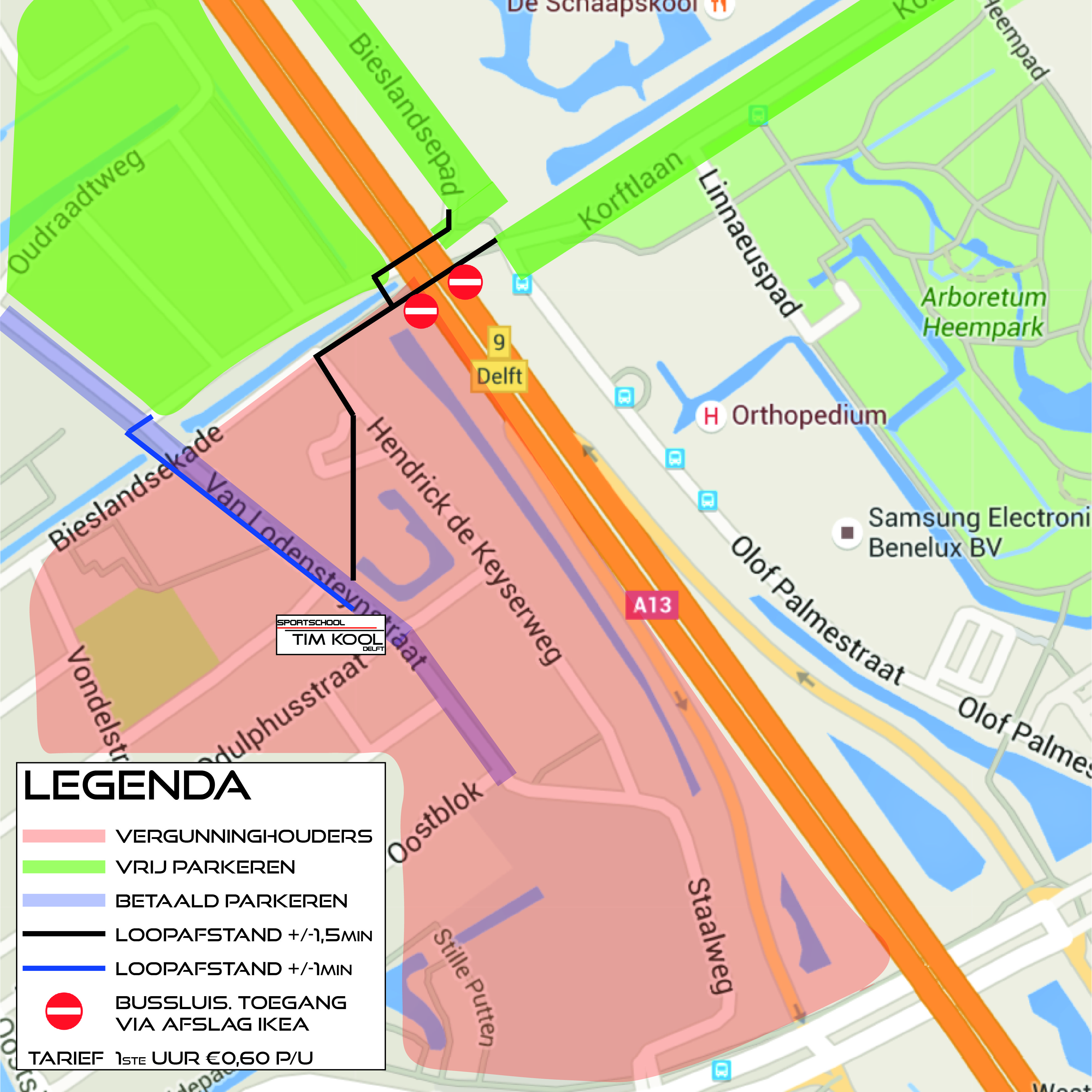 Plattegrond parkeren Delft-01